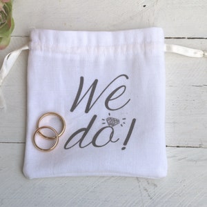Porta fedi, Porta fedi a sacchetto con frase, porta fedi alternativo, porta fedi con frase, regalo per gli sposi