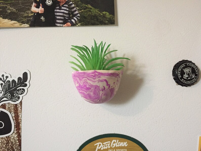 Air Plant Holder Succulent Planter Handmade Magnetic Planter
