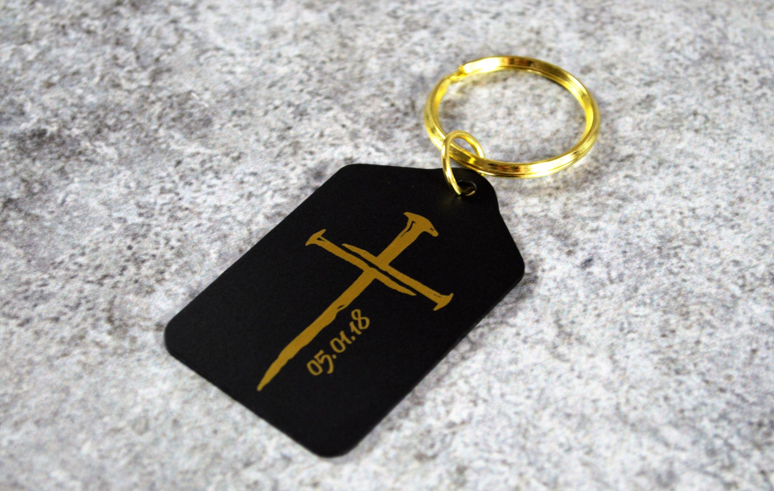 Personalized Christian Keychain Custom Religious Keychain Etsy