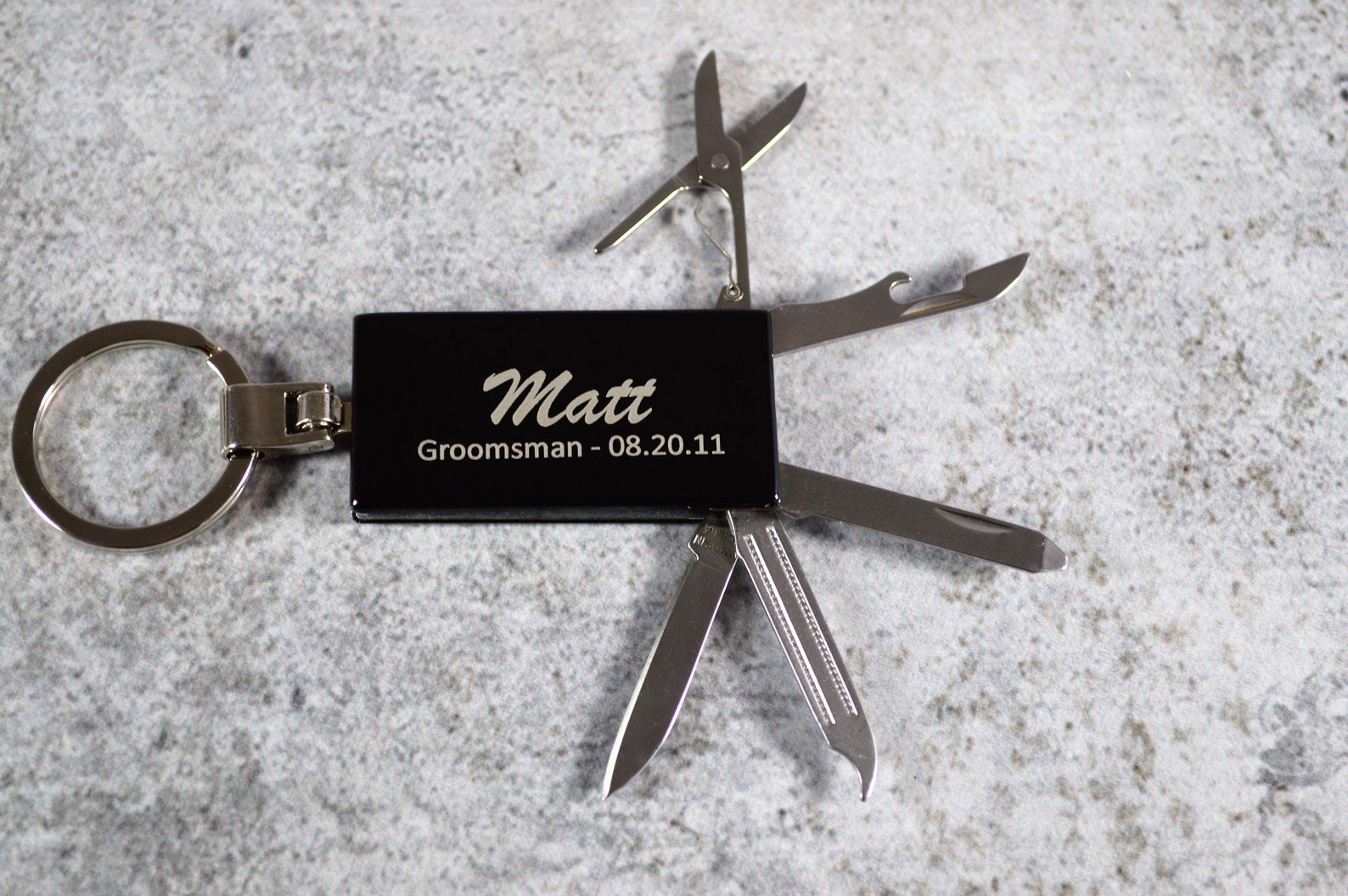 Personalized Multitool Keychain Custom Multitool Etsy