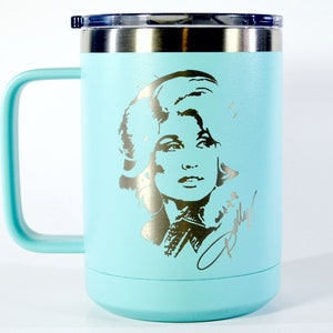 Dolly Coffee Mug - Dolly Parton Coffee Mug - Gift For Mom - Engraved Tumbler - Dolly Parton Fan - 9 To 5 Mug - Entrepreneur Gift