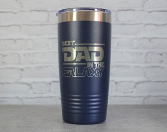 Star Wars Insulated Tumbler - Father's Day Coffee Mug -  Gift For Dad - Custom Father's Day Tumbler - Best Dad Tumbler - Star Wars Fan