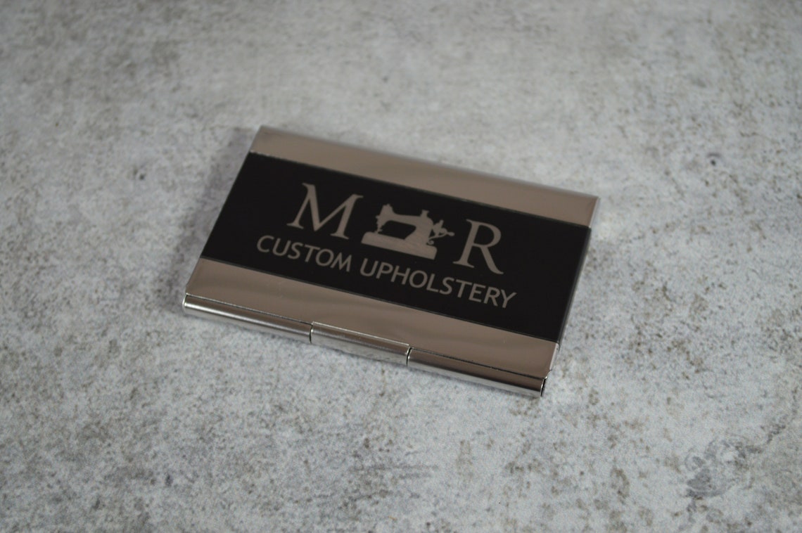 Custom Engraved Business Card Holder New Business Owner Etsy