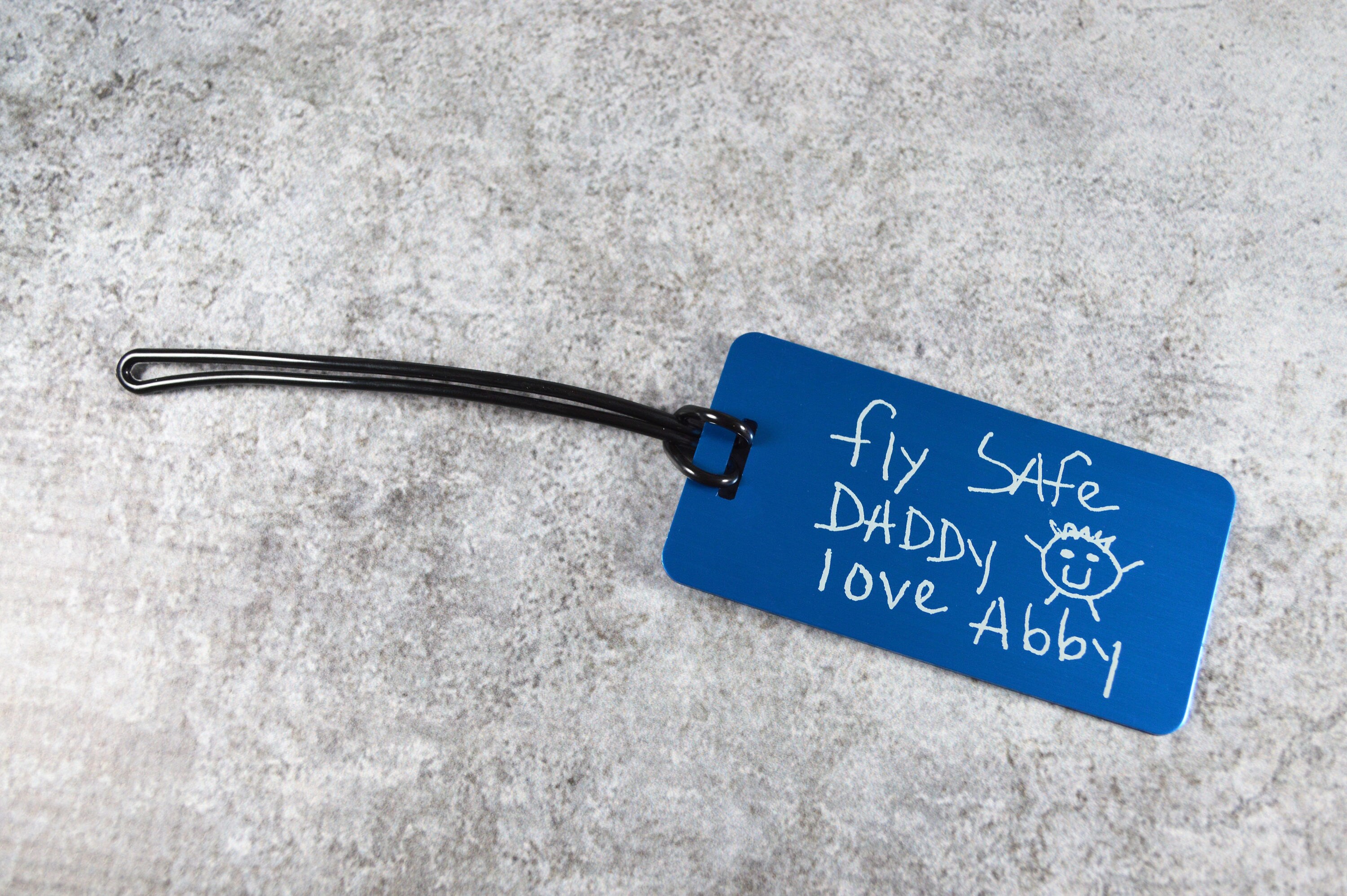 Personalized Luggage Tag From Actual Handwriting Custom Etsy UK