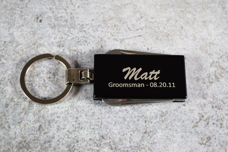 Personalized Multitool Keychain Custom Multitool Etsy