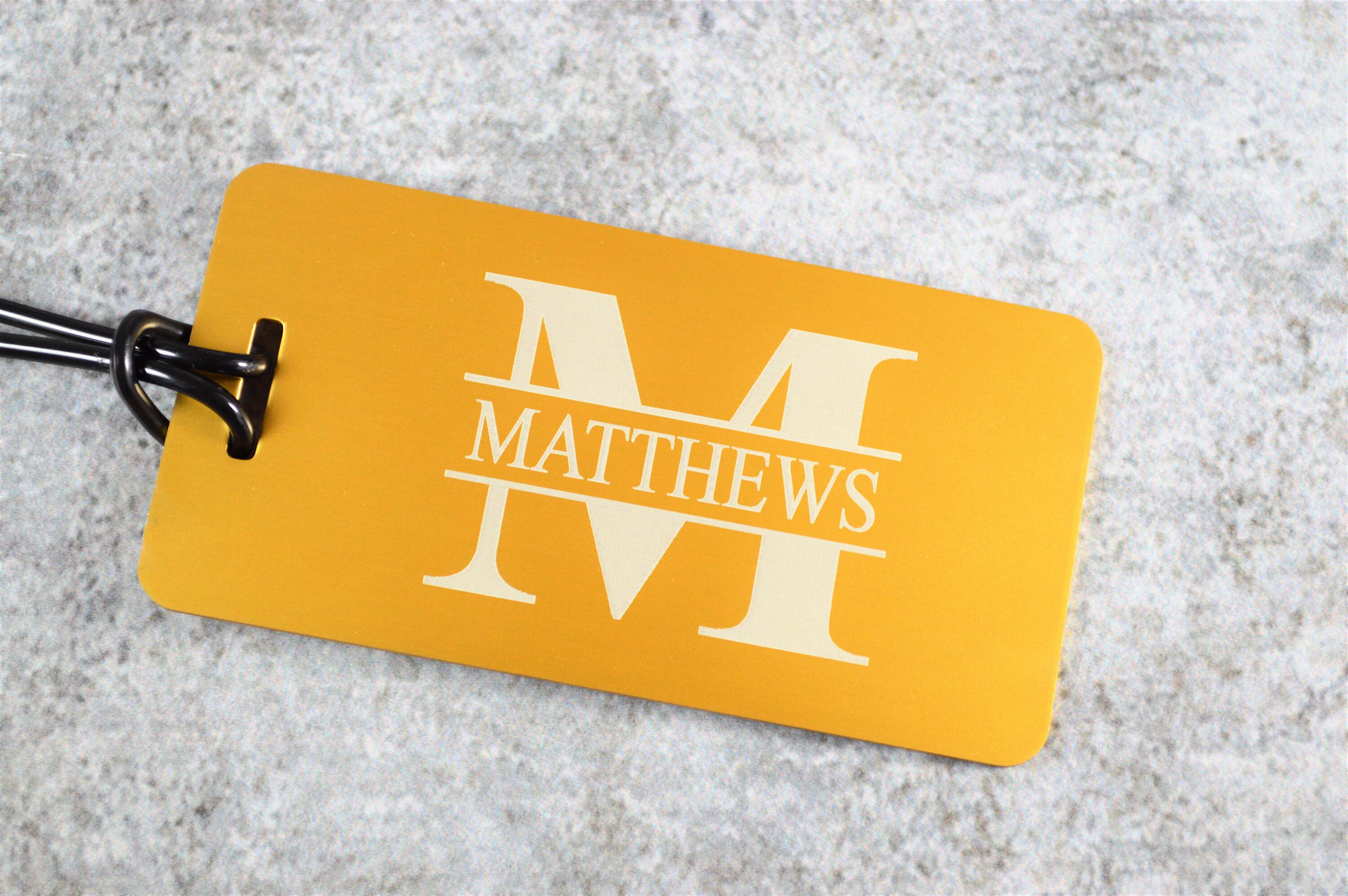 Personalized Luggage Tag Custom Engraved Luggage Tag With Etsy UK