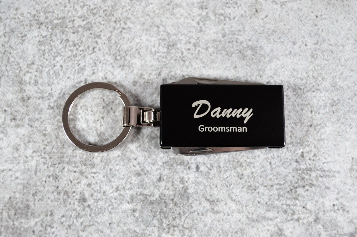 Personalized Multitool Keychain Custom Multitool Etsy