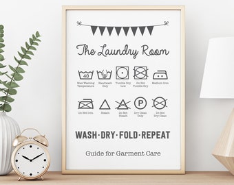 Laundry Room, Pretty Witty, Artwork, Wall art, Personal gift - Print