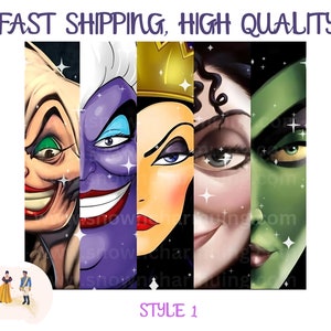 VILLAINS SUBLIMATION TRANSFER, Ready To Press, Shirt Transfer,High Quality,Fast Shipping  Not A Digital! 3.95 Any Size!
