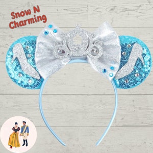 Princess Themed Ears ,Theme Park Ears, Quality Ears, Costume Ears, Lightweight Ears, Park Ears, Comfortable Band, Ready To Ship