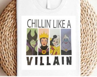 VILLAINS CHARACTER TRANSFER Dtf Transfer No Weeding, No Cracking, No Peeling, Fast Shipping, High Quality Transfer