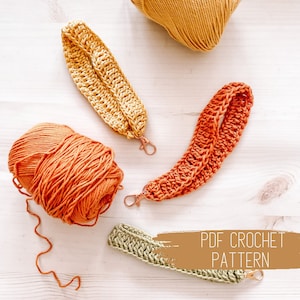 Wristlet Crochet Keychain Pattern, Easy Wristlet Keychain
