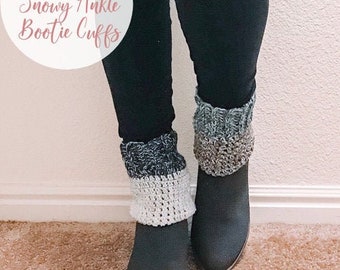 crochet boot cuff pattern, crochet cuff pattern, pdf pattern