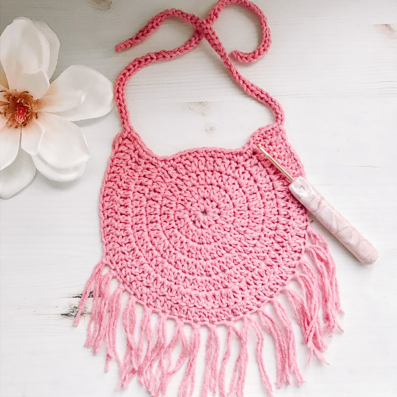 baby bib crochet pattern, crochet bib pattern, dreamcatcher bib pattern image 2