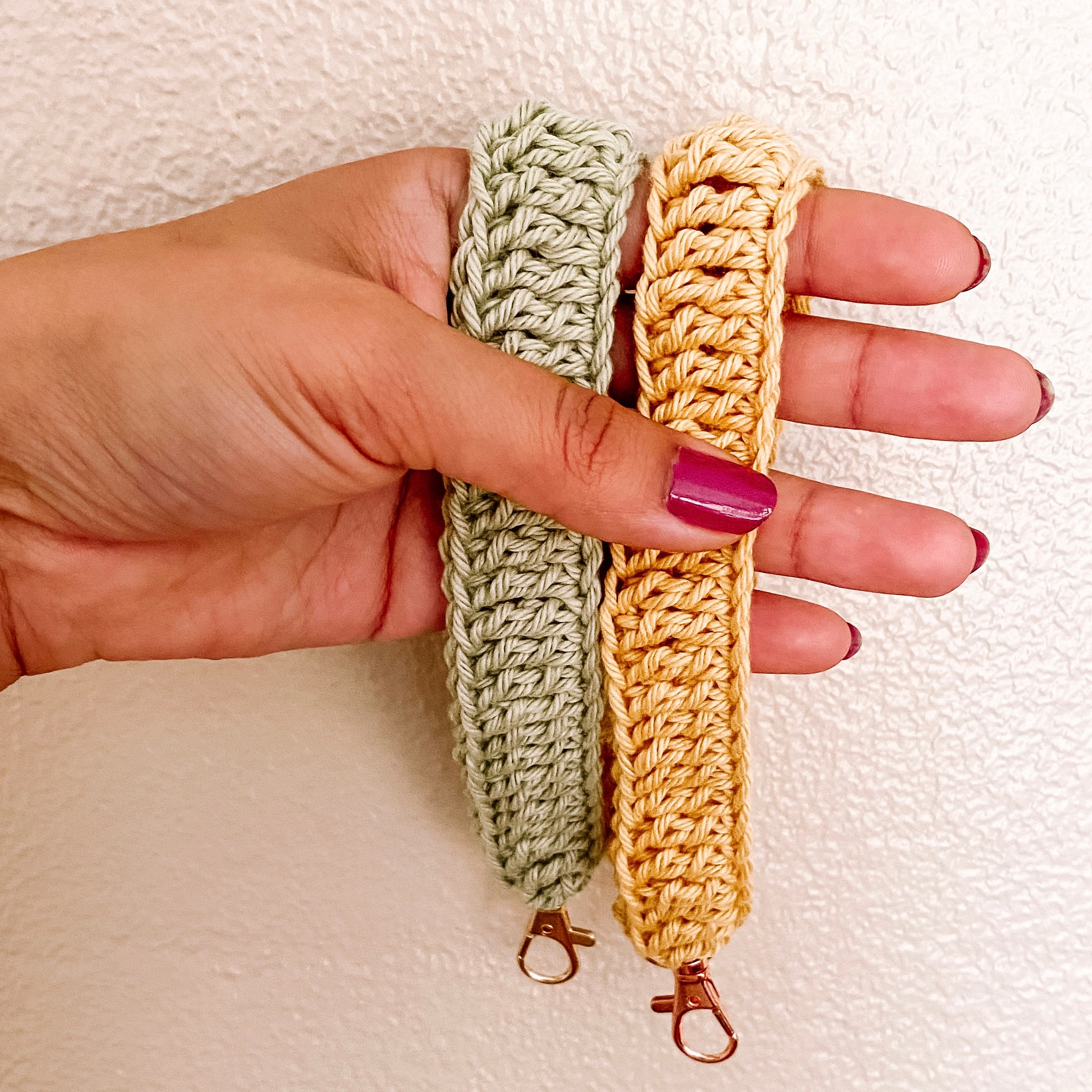 Wrist Keychain Pattern Easy Crochet Wristlet Keychain Pattern (PDF Pattern) - Etsy