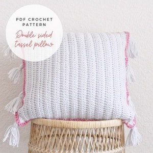pillow crochet pattern, crochet cushion pattern