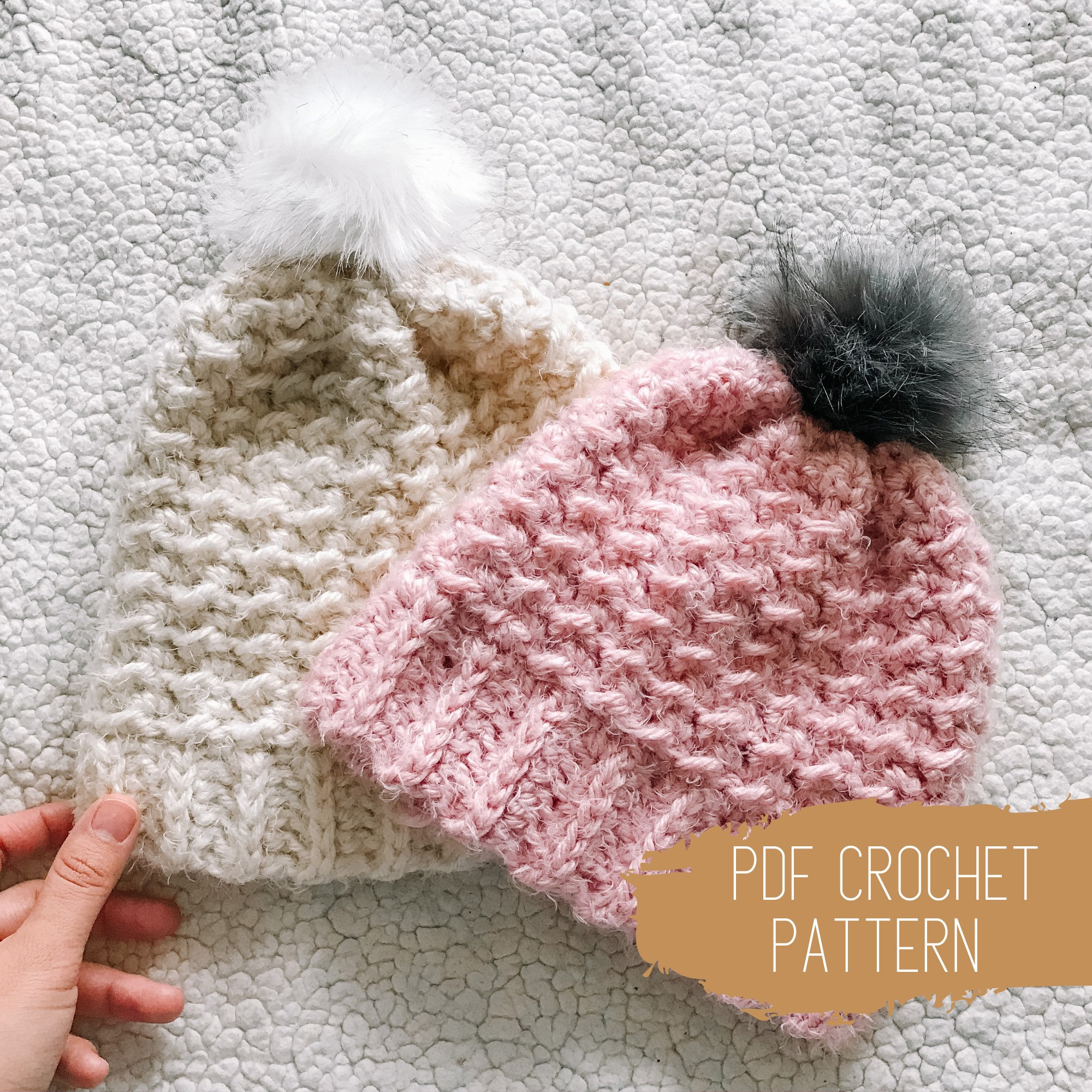 An Easy Beanie Crochet Pattern You Can Make For The Whole Family
