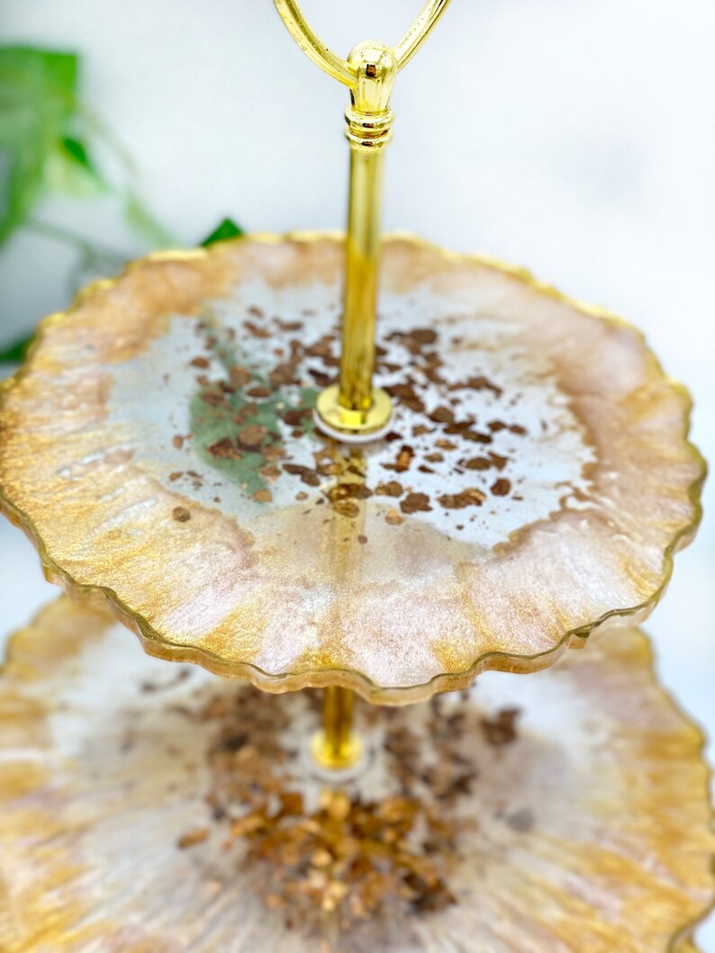 Resin Cake stand Tier Cake Stand Serving tray Tiered Resin Cake stand Tier Cake Stand Serving tray Tiered