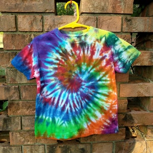 multi-color ring pattern Toddler Tie Dye T-Shirt