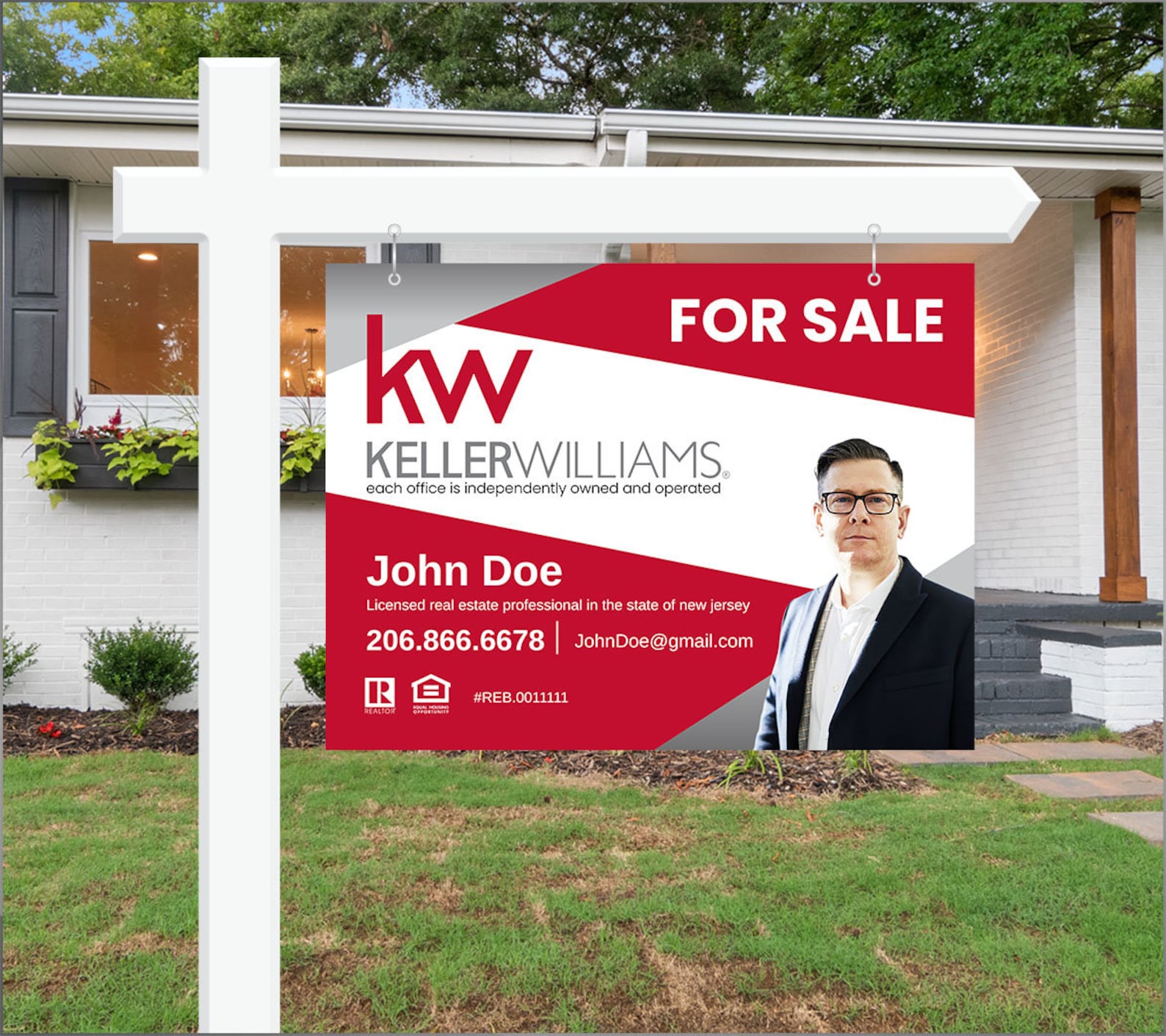 Keller Williams Yard Sign Design Para la venta yarda signo Etsy