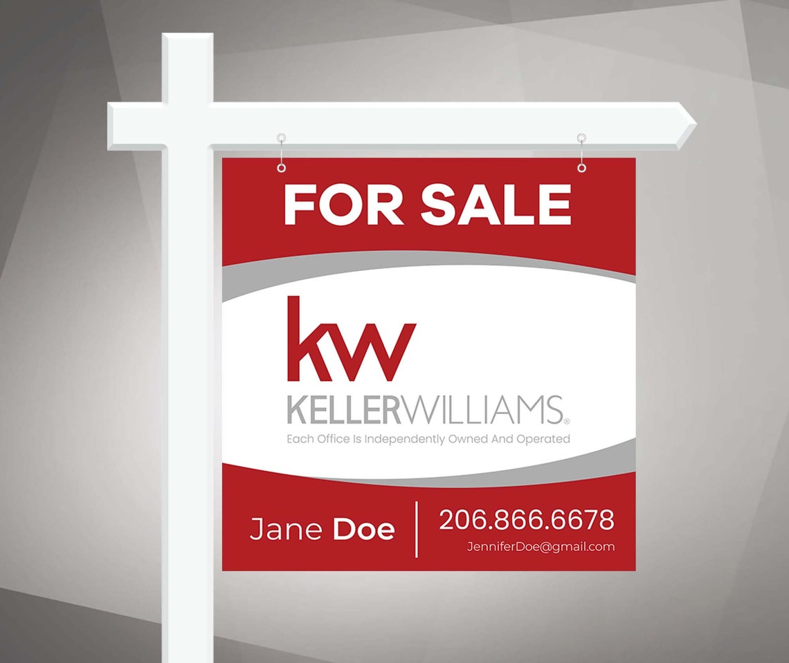 Creative FOR SALE Real Estate Yard Sign Design Etsy