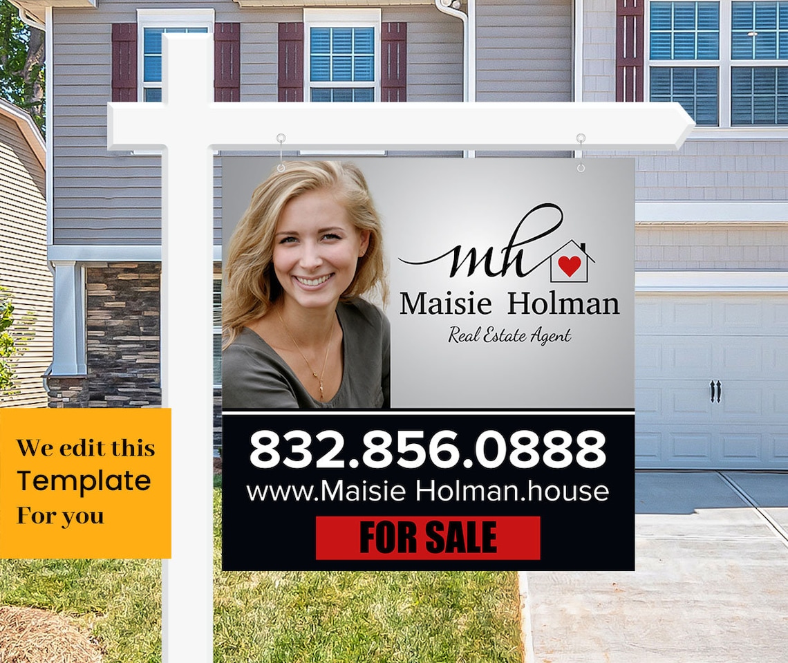 real-estate-yard-sign-design-for-sale-yard-sign-open-house-etsy
