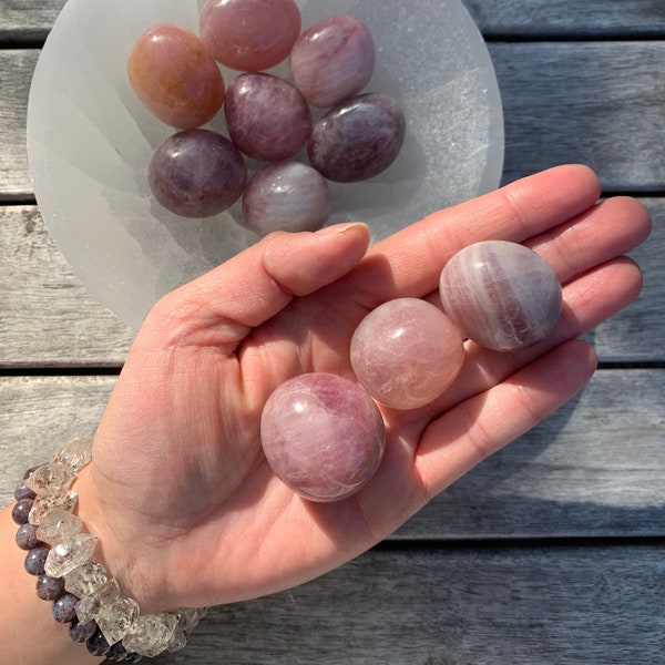 Pink Amethyst Tumble Stone | Pink Amethyst Crystal | Healing Stone | Pink Amethyst Gemstone Specimen