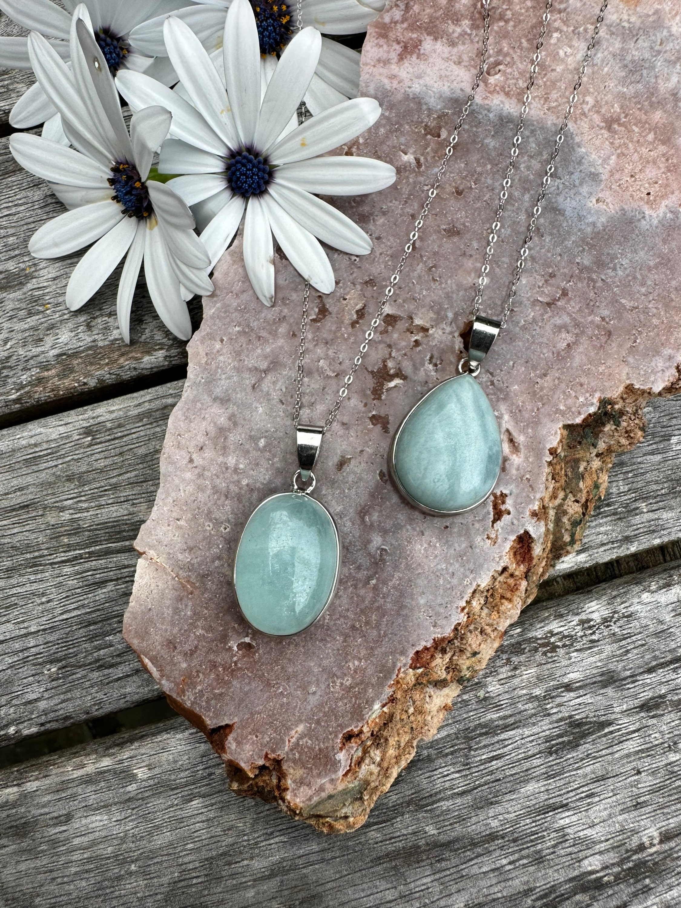 Aquamarine Necklace Etsy Australia
