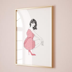 Hanami - Fashion Illustration Fine Art Print