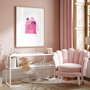 Pretty in Pink - Fashion Illustration Fine Art Print