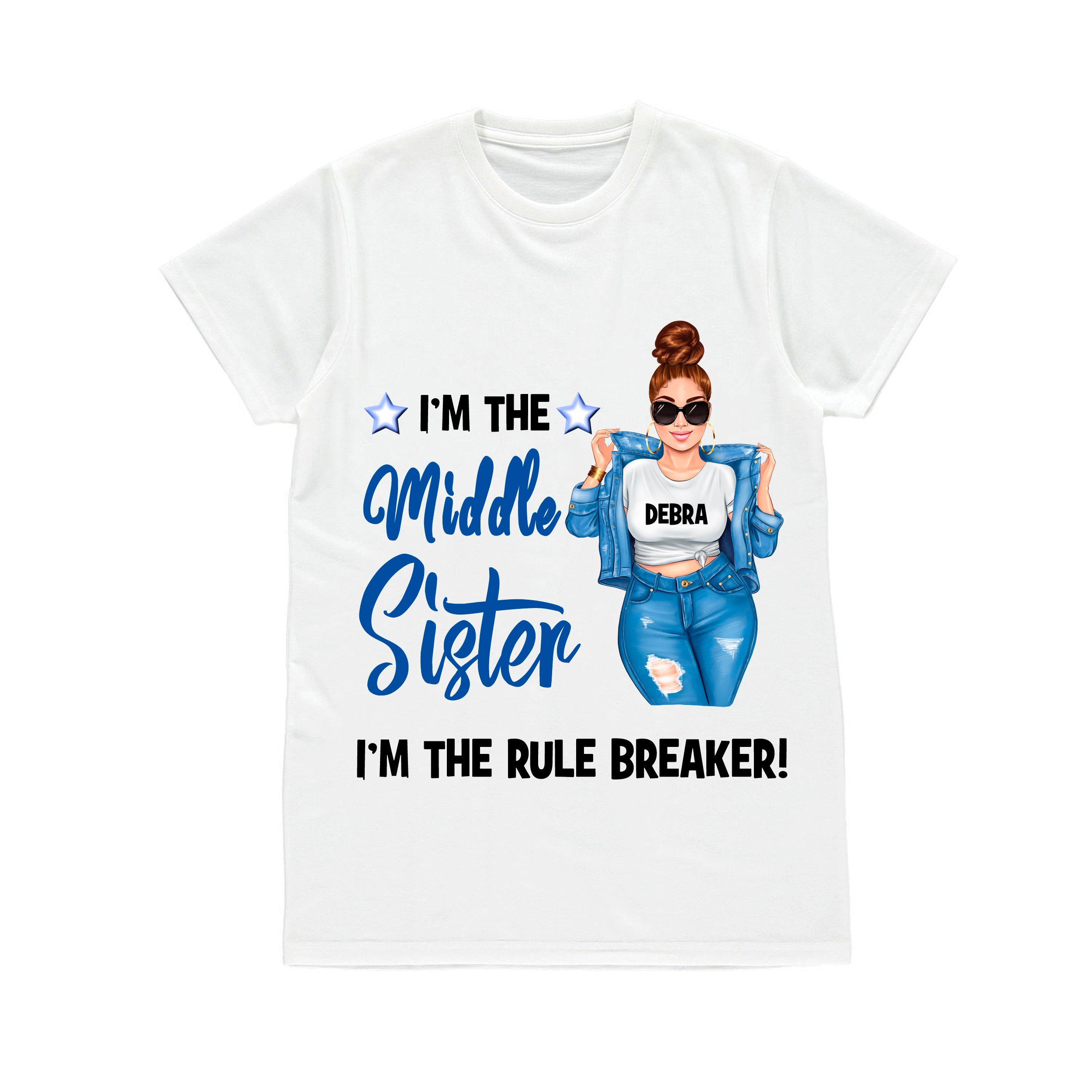 Tie Breaker Sibling Set  Oldest, Middle, and Youngest Shirt Set