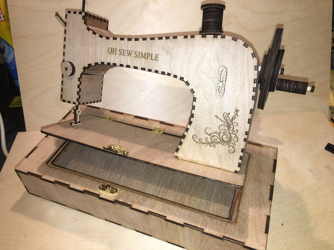 Mechanical Laser Cut Sewing Machine Etsy