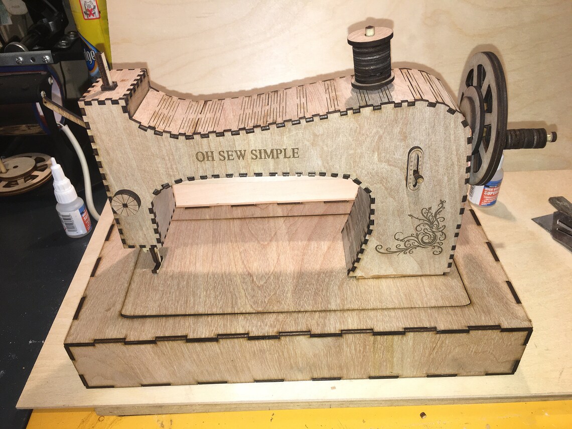 Mechanical Laser Cut Sewing Machine Etsy