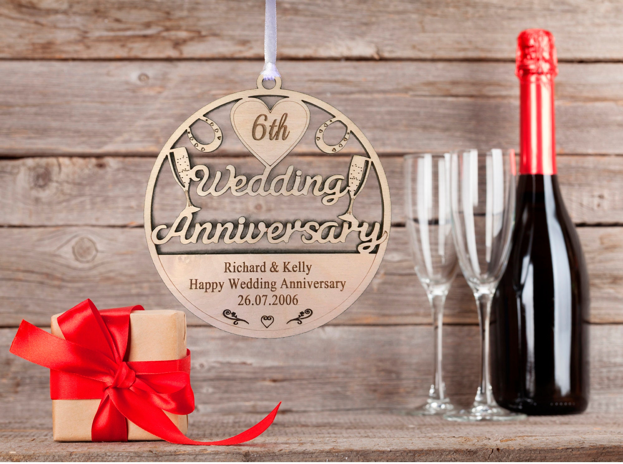 Personalised Anniversary Plaque Available From the 1st Etsy UK