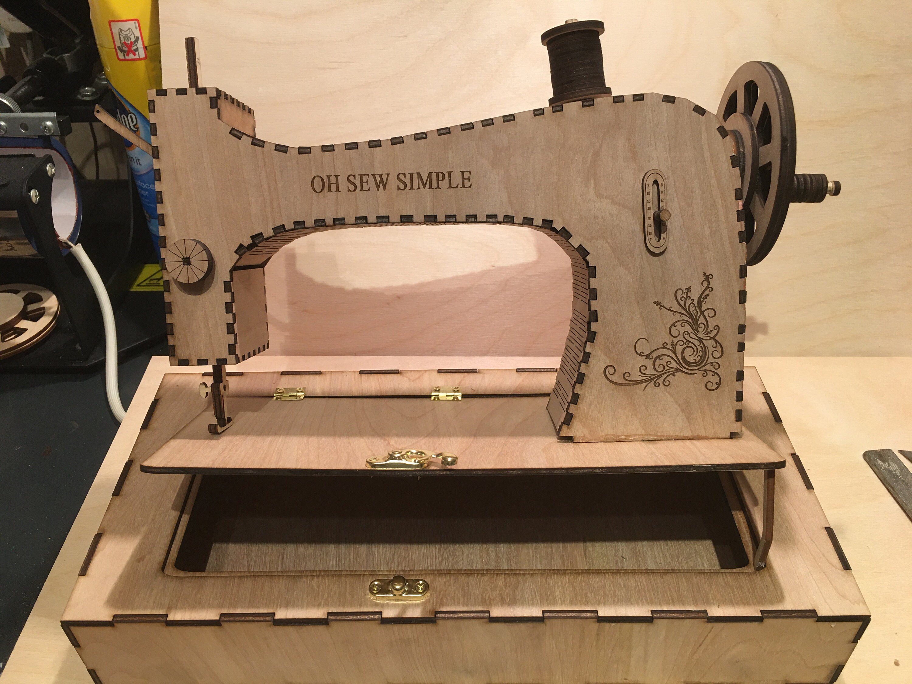 Mechanical Laser Cut Sewing Machine Etsy