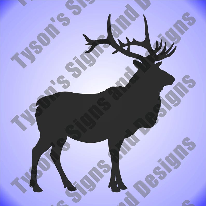Elk svg bull elk cut file elk ai svg wireframe bull elk | Etsy