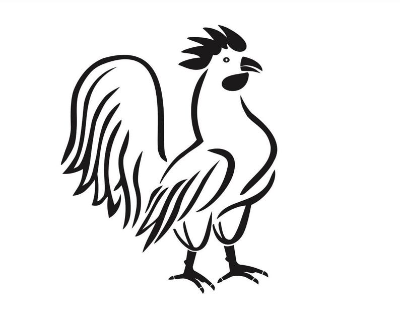Download Chicken svg cut file rooster silhouette chicken silhouette | Etsy