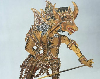 Mythical animal - Lembu Sora Shadow puppet