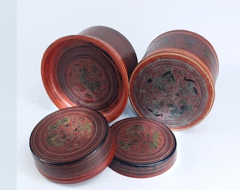 Boîte laquée birmane