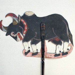 Over 70 Years Old Buffalo Shadow Puppet