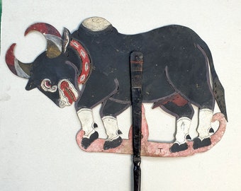 Über 70 Jahre alte Buffalo Schattenpuppe