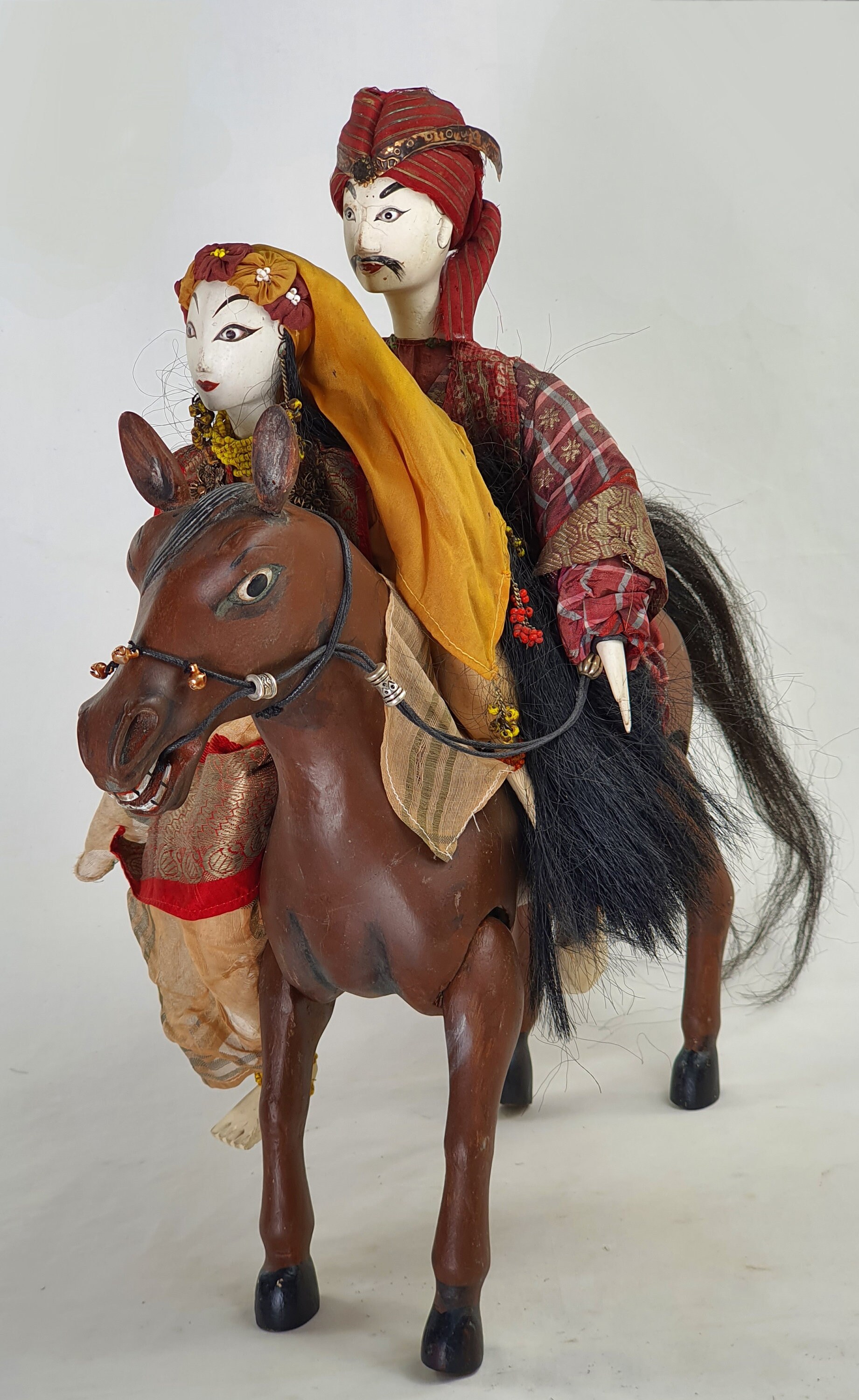Beautiful Old Indian Bridal Puppets on Horseback - Etsy