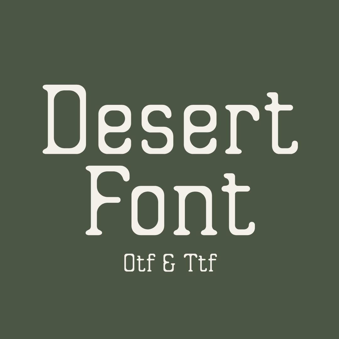 Sand Typeface Desert Font | Southwestern Sand Style Typeface for Boho & Western ...