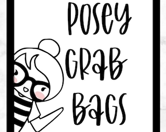 Posey: Grab Bags // Planner Stickers // Character Stickers