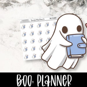 Boo: Planner // Planner Stickers // Character Stickers