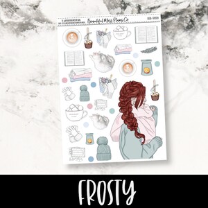 Frosty // Deco // Planner Stickers // Winter Stickers