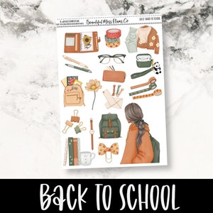 Back to School // Deco // Planner Stickers // School Stickers