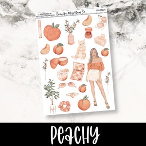 Peachy // Deco // Planner Stickers