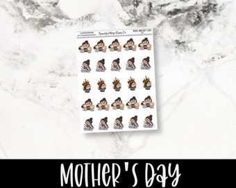 Posey: Mother's Day // Planner Stickers // Character Stickers
