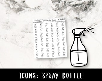Spray Bottle Icons // Functional Stickers
